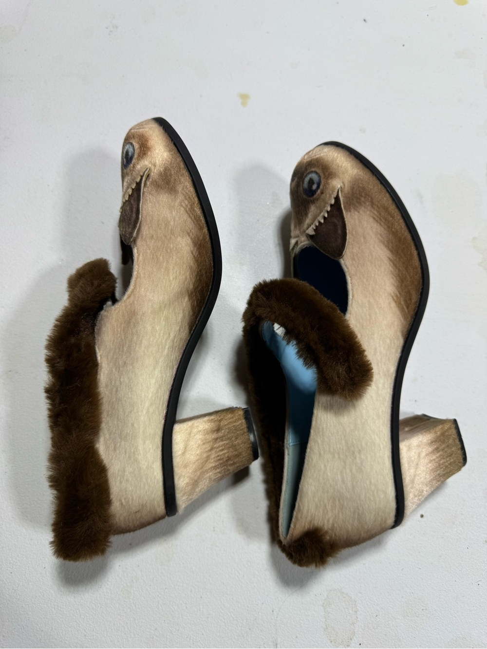 Siamese Cat Women's Mary Jane Mid Heels Hot Chocolate Design - Picture 4 of 7
